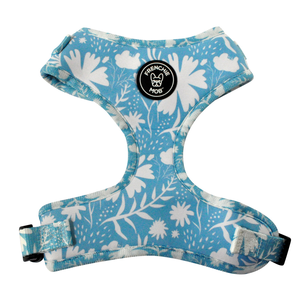 PAWFECT PETAL BLUE ADJUSTABLE HARNESS